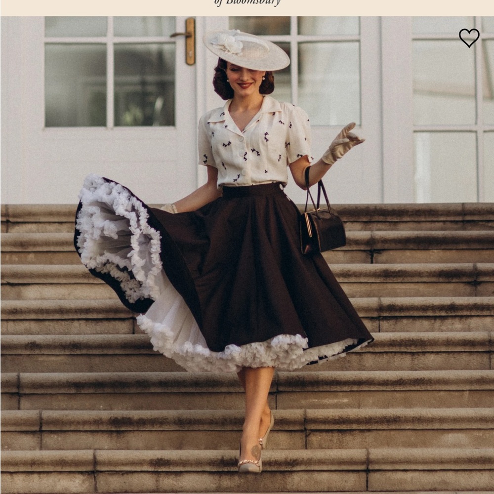 🤍NEWSeamstress Of Bloomsbury🤍White Tiered Tulle Petticoat - Picture 10 of 11